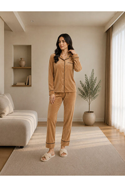 Clyfora Velvet Modal Pajama Set