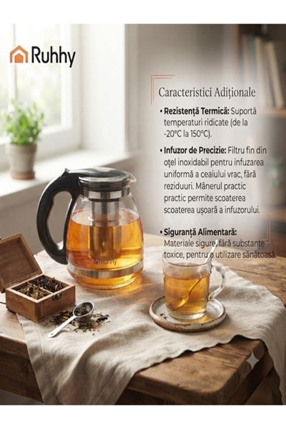 Ruhhy Ceainic cu infuzor