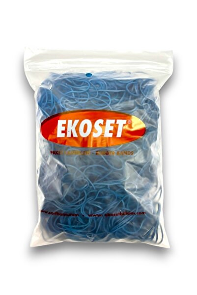 ekoset Mavi Paket Ambalaj Toka Para Lastiği 1000 Adet 70mm