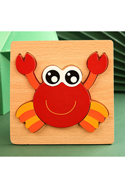 Choice3 Datgo High Quality 3D Wooden Puzzle Baby Cartoon Animal Traffic Jigsa...