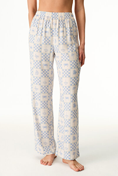 Penti Blue Sun Kissed Pants Pajama Bottoms