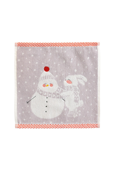 Casadora Baby Snow Lilac 100% Organic Cotton Hand Towel 30 X 30 cm