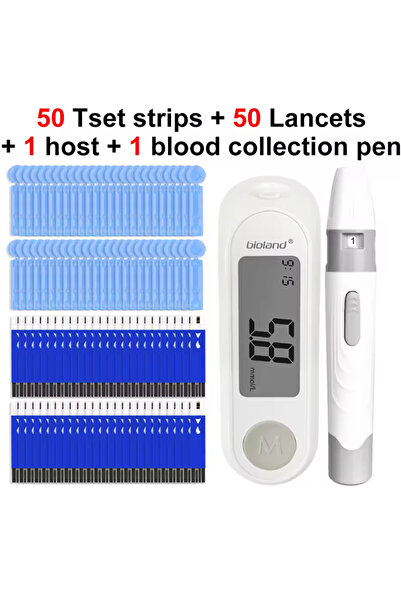Choice white set Blood Glucose Meter Testing Kit Lancet Machine Blood Sugar M...
