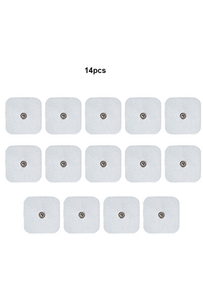 Choice3 14pcs 5x5cm Self-Adhesive Electrode Pad Gel TENS Electric Muscle Stim...