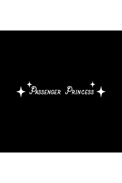 Choice 10X1.5CM WHITE Passenger Princess Star Car Mirror Stickers Decoration ...
