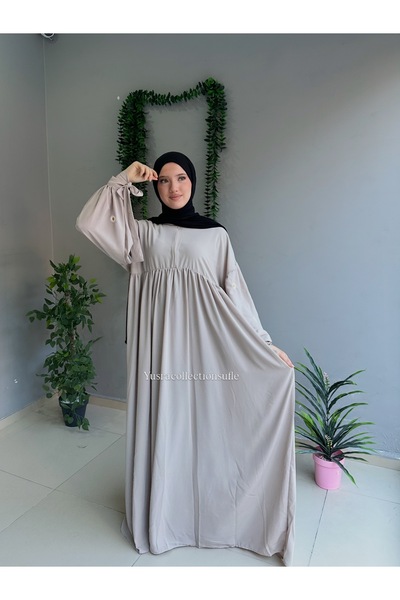 Yüsra Collection Papatya Nakışlı Liza Elbise