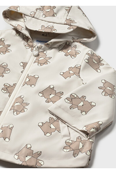 MAYORAL Beige Baby Girl Waterproof Raincoat 2439