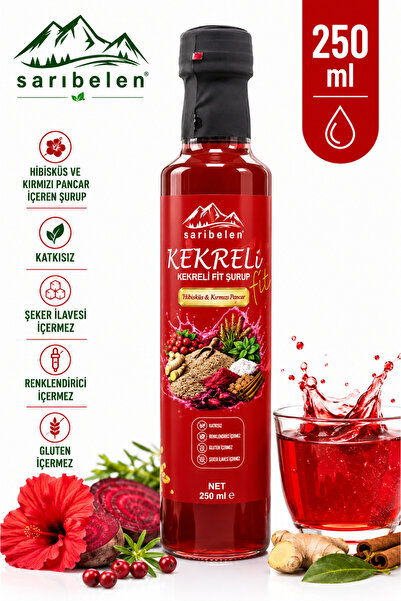 sarıbelen Kekremix 250 ml | Kekre Şurubu | Kekreli Fit Şurup Mix | Detoks Şurubu