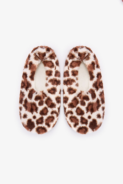 Penti Leopard Fluffy Patik