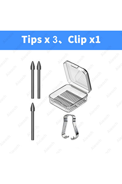 Choice6 Tips x3-Clip x1 VUUV Replacable Pencil Nib for Tab S7/S8/S9+ S23 Note...