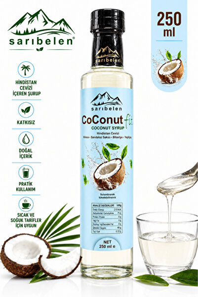 sarıbelen Coconut Fit Hindistan Cevizi Şurubu Mix 250 ml