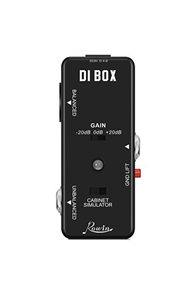 Choice دواسة DI BOX Best Rowin Noise Gate لتأخير الجيتار والكورس والاهتزاز وا...