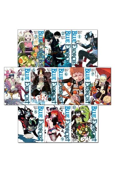 Viz Media Blue Exorcist Volume 1-10 Collection, Kazue Kato