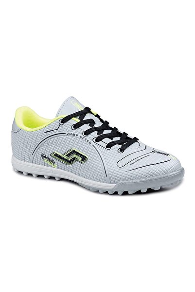 Jump 28006 Light Gray - Neon Green Astroturf Football Shoes