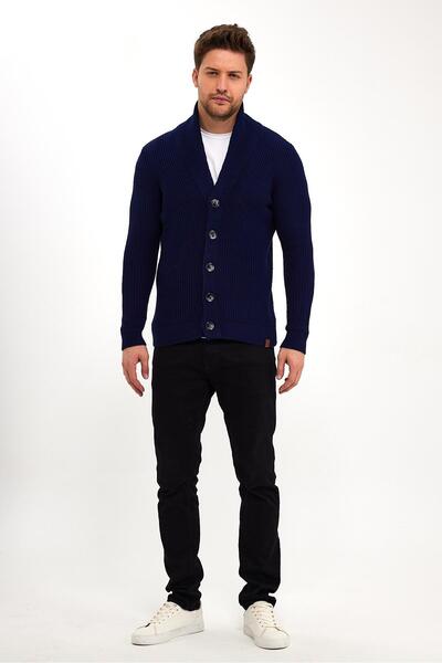 ALEXANDERGARDI BUTTONED CYCLANIC KNITTED CARDIGAN (E23-6705)