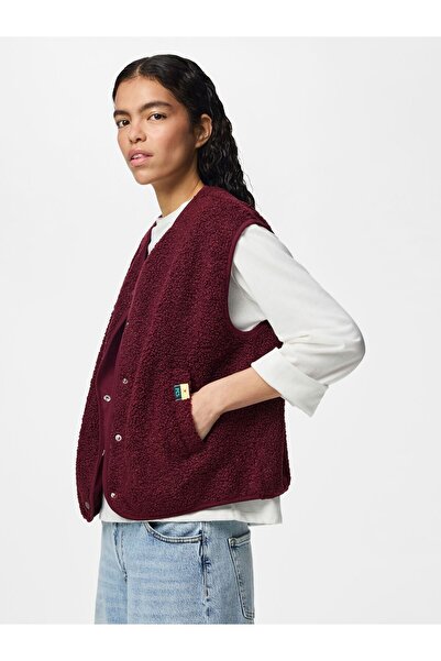 PIECES Vestă PCKATTY TEDDY