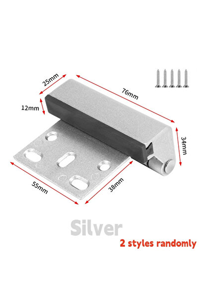 choice2 Silver New Inward Home Security Door Reinforcement Lock,3 Inch Stop,A...