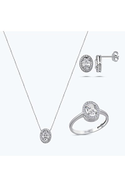 Altınbaş Altın Üçlü Oval Set