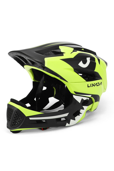 Choice Bright Yellow Kids Detachable Full Face Bike Helmet Children's Sports ...