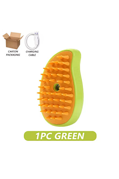 Choice4 Green-1pcs Steam Hair Removal Brush Electric Spray Cat Hair Brush Thr...