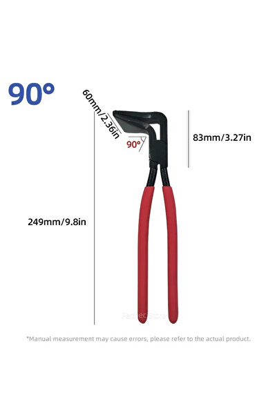 Choice1 90 degrees Sheet Metal Bending Pliers Elbow Straight Handle 180°/45°/...