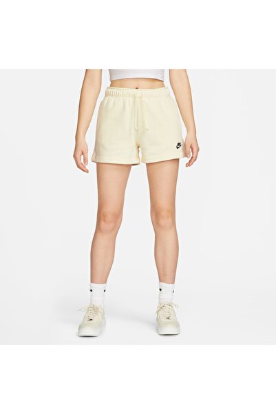 Nike W NSW CLUB FLC MR SHORT DQ5802-113 Εκρού L