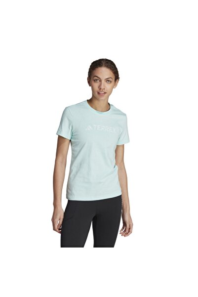 adidas Μπλουζάκι Performance με Λογότυπο HY1713 Τυρκουάζ S