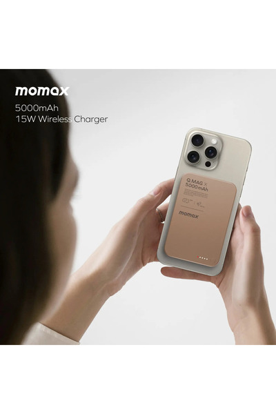 Momax Q.Mag X 5000mAh wireless battery pack Gen 2 (Titanium)