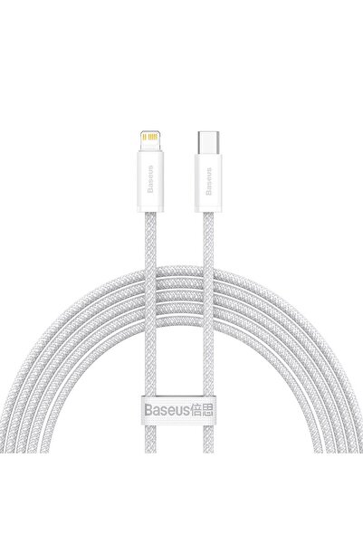 Baseus 1m White USB C Cable For IPhone 14 13 12 11 Pro Max XS 20W 30W Fast Ch...