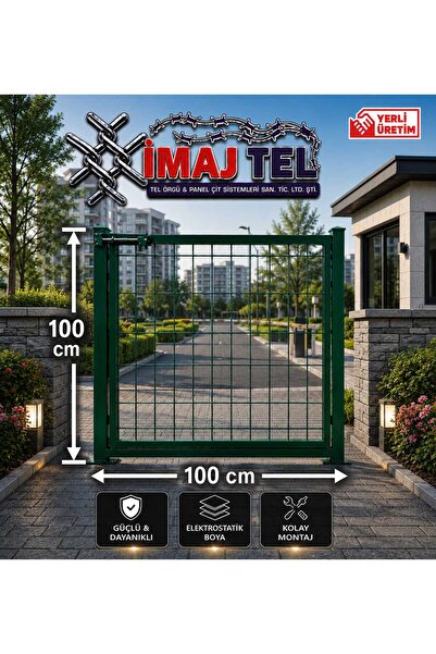 İMAJ TEL ÖRGÜ & PANEL ÇİT SİSTEMLERİ Panel Çit Yeşil Kapı /Panel Çit Kanatlı ...