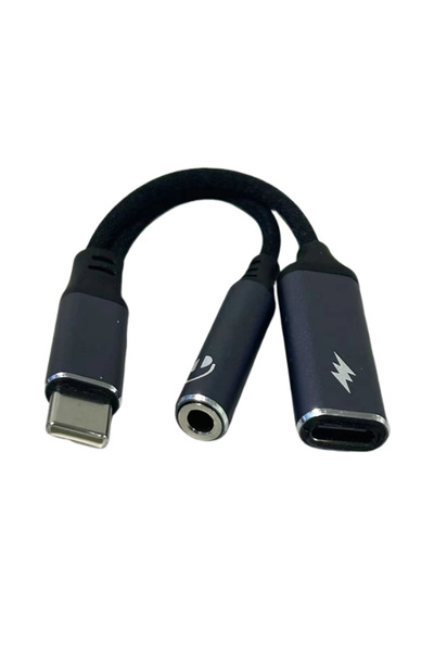 Choice USB C 2 in 1 USB C to 3.5mm Aux Adapter 2 in 1 USBC to Headphone Jack ...