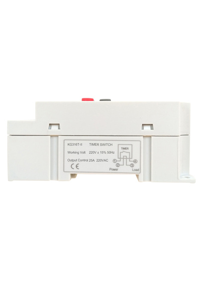 Choice WHITE AC 220V 25A Digital Programmable Timer Din Rail Electronic Contr...