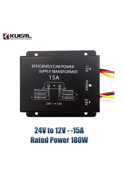 Choice3 12V 24V 15A DC-DC 24V to 12V Power Supply Voltage Converter 10A 15A 2...