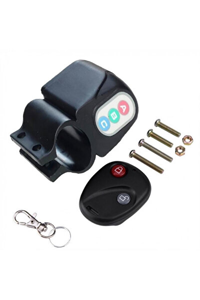 Choice black 1PC Bike Alarm Lock Remote Control Antitheft Bicycle Bike Alarm ...