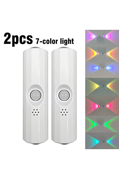 choice2 2pcs-7-color lights LED Motion Sensor Night Light, USB-C Rechargeable...