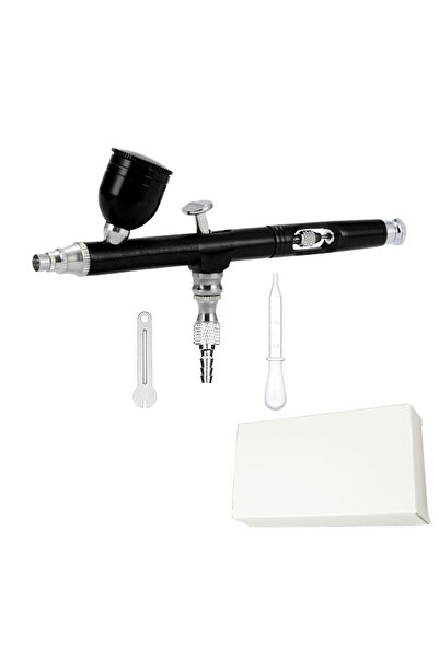 Choice black 0.3mm Dual Action Airbrush 7cc Fluid Cups Quick Remove Air Brush...