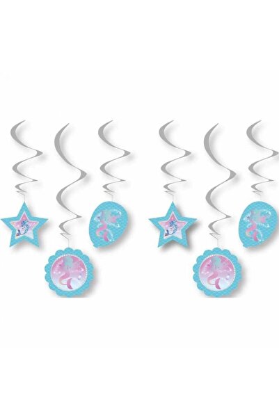 BalonEvi Lampă suspendată de tavan Ornament SIRENA 6 piese
