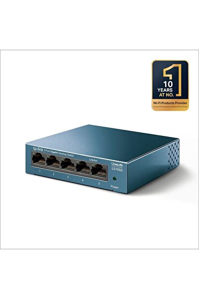 TP-LINK Ls105G 5 Port 10-100-1000 Mbps Switch Metal Kasa