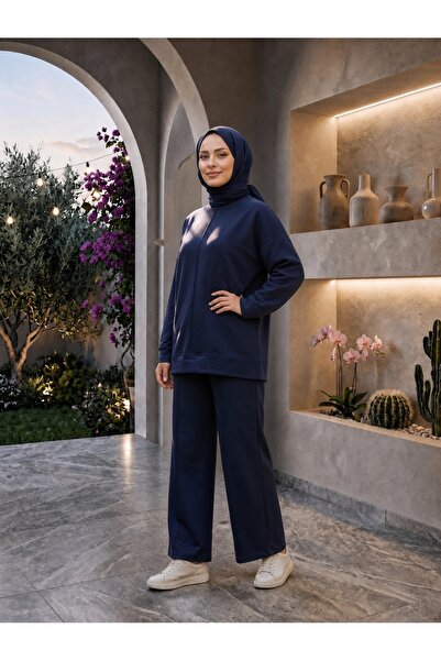 Elit Women's Islamic Clothing Modal Fabric Self-Adhesive Single Line Detailed...