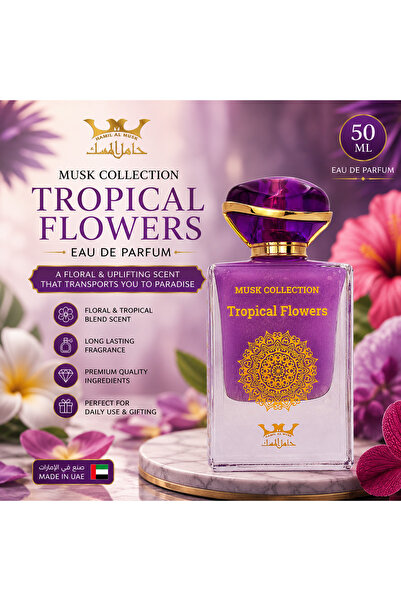 HAMIL ALMUSK Hamil Al Musk TROPICAL FLOWERS Perfume EDP 50ML