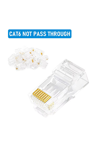 Choice3 50PCS CAT6 50/100pcs Cat5 Cat6 Cat6e RJ45 Connector Module Plug 1000M...