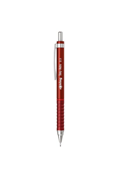 Rotring Versatil Kalem (Mekanik Kurşun Kalem) Tikky Retro Metalik Kırmızı 0.5...