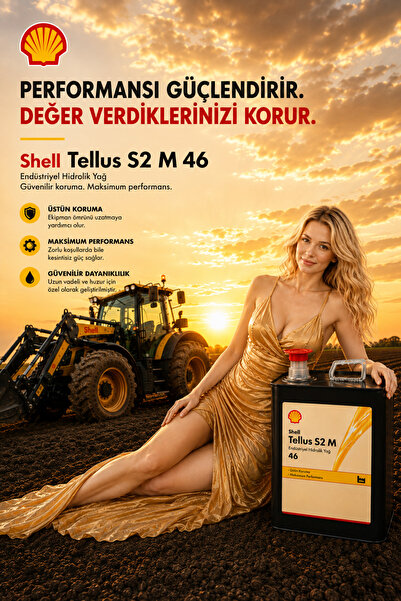 SHELL 16 LİTRE TELLUS S2 M 46 ENDÜSTRİYEL HİDROLİK YAĞ, INDUSTRIAL HYDRAULIC ...