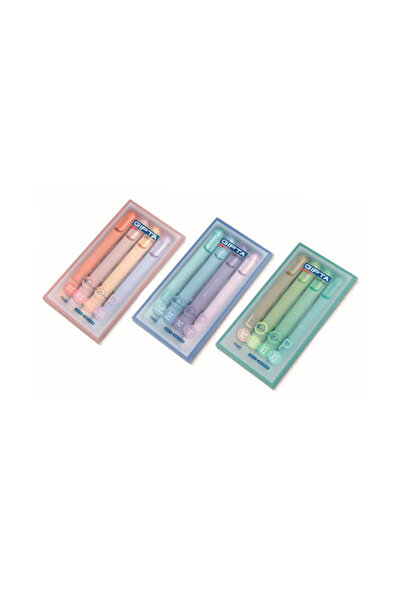 Gıpta Fosforlu Kalem Loop Pastel 4 Renk Set F1463 (18 Li Stand)