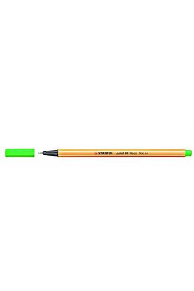 Stabilo 88/033 Felt Tip Fine Pen 88 Point 0.4 Mm Highlighter Green (10 Pieces...