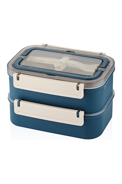 Vagon Steel Lunch Box Lunch Box Stainless Bl2221-2 (Mixed Color, 1 Piece)