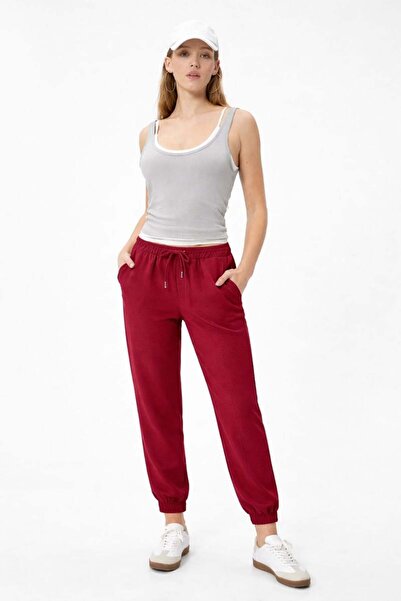 HAKKE Jogger pant with laced waist and elastic detail