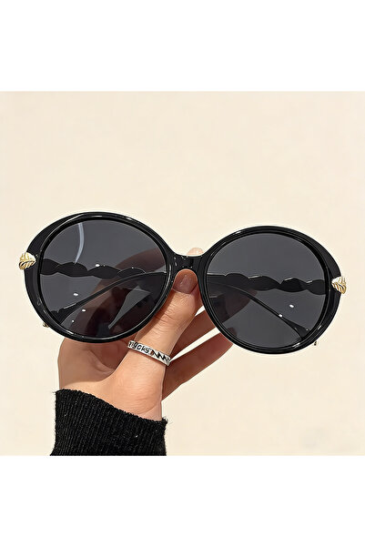 Choice black Round Sunglasses Ins Style Sunglasses Fashion Street Photography...