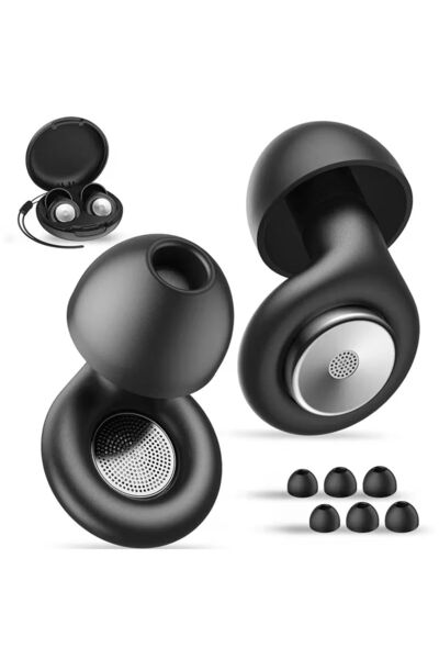 Choice HT001-black 45-49dB Sound Insulation Sleeping Earplugs Soft Silicone A...