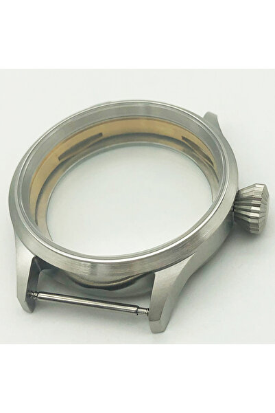 choice2 02-Brushed Case 43mm Stainless Steel Case Sapphire Glass Fit ETA6497/...